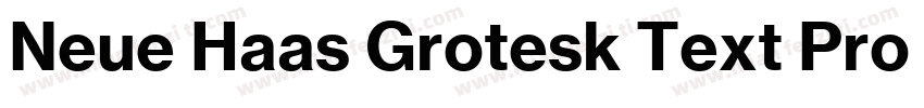 Neue Haas Grotesk Text Pro Regular字体转换